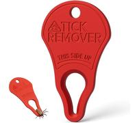 DEARKAN Tick Remover Tweezers - Tick Remover for Dogs and Cats - Keychain Tool - Tick Remover Effective and Safe - Easy to Use and Carry - Anti Tick