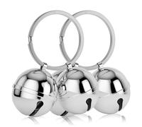 DearKeeps Dog Collar Bells, 2 Pack Extra Loud Dog & Cat Bells for Tracking & Safety, Stainless Steel Pet Tracker Training Bells for Medium Large Dogs & Cats