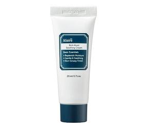 DearKlairs Rich Moist Soothing Cream 20ml, For Sensitive Skin, Hypoallergenic, Centella Asiatica, Ceremide, Moisturizer, Protective layer with Beta Glucan, Non-sticky texture