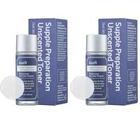 DearKlairs Supple Preparation Unscented Toner 1.01 Fl Oz, Soothing, Fast Absorbing, Non-Irritating, Fragrance-Free, Trial Size, K-Routine (Pack of 2)