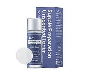 DearKlairs Supple Preparation Unscented Toner 1.01 Fl Oz, Soothing, Fast Absorbing, Non-Irritating, Fragrance-Free, Trial Size, K-Routine