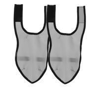 DEARMAMY 1 Pair Hair Stylist Shoe Covers Elastic Barber Shoes Cape Grey Hairdressing Footwear Protection from Broken Hair and Water for Salons and Outdoor Activities