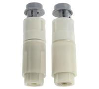 DEARMAMY 1 Pair Slow Close Toilet Seat Damper Hinges with Universal Compatibility, Easy Installation, Plastic and Stainless Steel Material, Modern Look, for Bathroom Use, Suitable