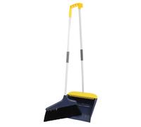DEARMAMY 1 Set Broom and Dustpan Set with Soft Bristles Durable Home Cleaning Device for Effortless Garbage Collection and Storage for Tile and Surfaces