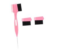 DEARMAMY 1 Set Double Headed Eyebrow Comb Brush for Women Portable Hair Edge Brush with Replacement Heads Practical and Comfortable Design for Precise Eyebrow Shaping for Daily Grooming and