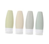 DEARMAMY 1 Set Travel Bottle Soap Container Travel Toiletries Bottles Liquid Collapsible Dispenser Lotion for Syrup Automatic Refillable Squeeze Bottles Refillable Drink Pouches Mini Pp