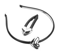 DEARMAMY 1 Set Vintage Heart Headband Hair Clip Elegant Womens Hair Styling Tools for Various Hairstyles for and Everyday Use