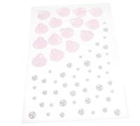 DEARMAMY 1 Sheet Glitter Face Gems Stickers Self Adhesive Makeup Jewels for Eye Body Decoration Various Shapes Durable Easy to Use for Festivals Daily Looks