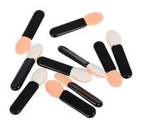 DEARMAMY 10 Pcs Mini Eyeshadow Applicator Sponge and Lip Cream Brush Set Travel Cosmetic Makeup Brushes for Women and Girls