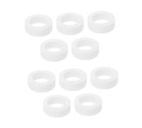 DEARMAMY 10 Rolls Strapping Fixation Tape Wrap Band Compression Skin Sticky Injury Tape Tapes White Non-Woven Fabric