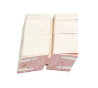 DEARMAMY 100 Sheets Hair Ring Organizing Cards Necklace Packaging Card Jewelry Display Tags Pre-cut Reusable for Hair Ropes Necklaces Rings Storage and Display