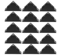 DEARMAMY 100Pcs Black Plastic Corner Protectors 50X50X20Mm Shipping Edge Guards for Furniture Frame and Cabinet Transport Damage Prevention