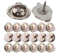 DEARMAMY 100Pcs Decorative Invisible Brooch Button Pins for Women’S Shirts Sweaters Cardigans, No Sew Safety Pins for Clothes and Jeans, Removable Round Fasteners for Apparel