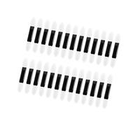 DEARMAMY 100pcs Disposable Dual Ended Eyeshadow Applicators Double Sided Sponge Makeup Sponges for Women and Tips for Precise Blending Lightweight Portable Makeup Tool for Travel and Daily