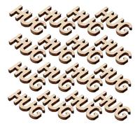 DEARMAMY 100pcs Hug Cutout Letters DIY Craft Smooth Blank Surface for Painting and Decorating Creative Hug Ornaments for Office Study Bookshelf Display and