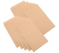 DEARMAMY 100pcs Kraft Paper Seed Packets Self-adhesive Seeds Container Envelopes 12x20cm Multipurpose Mailing Envelopes for Gardening