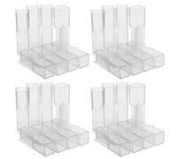 DEARMAMY 100Pcs Laboratory 1.5Ml Square Plastic Cuvettes 4 Optical Windows, Accurate Standard Lab Plastic Vessels for Chemical Analysis and Experimentation