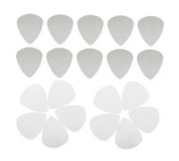 DEARMAMY 100pcs Stainless Steel Bass Guitar Picks Metal Guitar Plectrums Beginner for Shredding