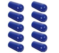 DEARMAMY 10pcs Blue Plastic Guitar Toggle Knobs Replacement Caps for Electric Guitar 4mm Shaft Simple Design Sturdy Parts for Music Performance