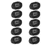 DEARMAMY 10pcs Crochet Mesh Hair Net for Sleeping Ballet Dance Daily Use Elastic Hair Cover Women's Network