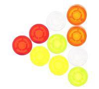 DEARMAMY 10pcs Guitar Pedal Protection Caps Plastic Footswitch Top Covers for Guitar Effects Comfortable Switching and Improved Tactile Response Suitable for Performing Live and Practice