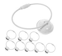 DEARMAMY 10pcs Keychain Accessories Bell Pendant for Bags Backpacks and Keyrings and Lightweight Hanging for Key Decoration
