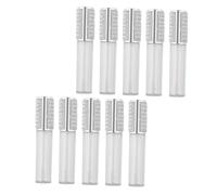 DEARMAMY 10pcs Lip Gloss Tubes with Pearl Gloss Finish Empty Durable Lip Balm Containers for DIY Cosmetics Portable Lightweight for Travel and