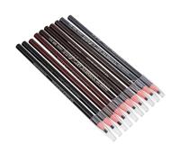 DEARMAMY 10Pcs Peel-off Eyebrow Pencils with Soft Tearable Design for Women Smooth Color Application Multiple Shades for Professional and Personal Makeup Use