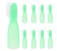 DEARMAMY 10pcs Portable Prison Toothbrushes for Inmates Soft Finger Design for Safe Oral Care Essential Cleaning Tool for Prisons and Rehabilitation Centers Prevents Self Harm