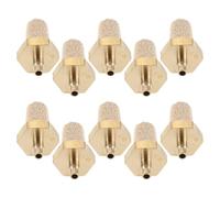 DEARMAMY 10pcs Pure Copper Misting Nozzles for Fog Machines Noise Reduction and Universal Compatibility, M3 Filter Elements for Stage Fog Machines, for Stage Performances and Parties