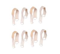 DEARMAMY 10pcs Sisal Bath Towel Back Rub Towels Straps Body Exfoliating Scrubbers Beige Bathroom Accessories