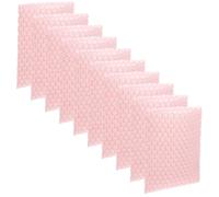 DEARMAMY 10pcs Small Padded Bubble Mailers with Heart Pattern Lightweight Protective Plastic Envelopes for Shipping Packaging and Mailing