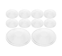 DEARMAMY 10Pcs Transparent Plastic Kaleidoscope Camera Filter Kit with Handheld Prism Lens for Unique Optical Photography Effects Lightweight and Portable DIY Accessories for