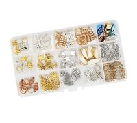 DEARMAMY 115pcs Hollow Out Hair Rings for Dreadlocks Safe DIY Hair Tube Buckles for Braids Extensions Lightweight Decorative Accessories for Festivals and Parties