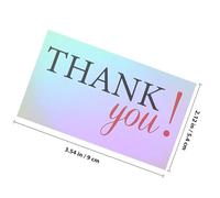 DEARMAMY 120Pcs Multi-function Thank You Cards Pack with Elegant Coated Paper for Online Businesses Beauty Salons Nail Salons Spas Bakeries Boutique Customer Appreciation Notes