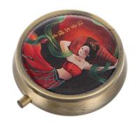 DEARMAMY 12g Aromatherapy Solid Perfume Balm Vintage Style Portable Pocket Solid Balm with Refreshing Scent High Concentration Fragrance for Women Daily Use