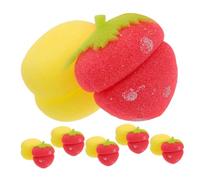 DEARMAMY 12pcs Cute Sponge Hair Rollers Soft Curling Tools for Women No Heat Hair Curlers for Defined Waves Comfortable Sleep Styling