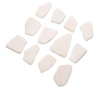 DEARMAMY 12pcs DIY Stones for Painting Irregular Marble Craft Rocks Smooth Surface for Drawing and Decorative Handmade Keepsakes Garden Table Fish Tank Decor