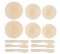 DEARMAMY 12pcs Face Mask Tool Set Large Medium Small Mixing Bowls and Applicator Boards DIY Skincare Beauty Supplies for Clay Masks Application