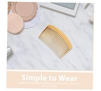 DEARMAMY 12pcs French Twist Hair Combs Lightweight Plastic Side Combs Teeth for Women Vintage Haircare Tool Accessories for Bun Chignon Styling and Bridal Use