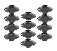 DEARMAMY 12pcs Hiking Pole Snow Baskets for Trekking Poles and Walking Stick Accessories, Plastic Material 14mm Hole Diameter, Ultralight Design for Increased Stability on Snowy Terrain