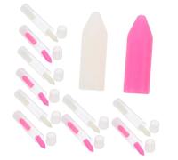 DEARMAMY 12pcs Replaceable Tips Point Crayon for Rhinestones Wax Pencil Picker Heads Nail Art Rhinestones and Gems Manicure Supplies