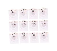 DEARMAMY 12pcs Small Panda Pattern Paper Pouch Tote Bags Durable Animal Themed Wrapping Bags for Parties Weddings and Shopping