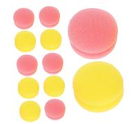 DEARMAMY 12pcs Soft Hair Care Foam Rollers Soft Round Sponge Balls Curlers Hair Rolling Tools for Women