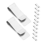 DEARMAMY 12pcs Stainless Steel Money Clips Cash Holder Durable Clip Wallet for Men Minimalist Credit Card Organizer Travel Friendly Pocket Bill Holder