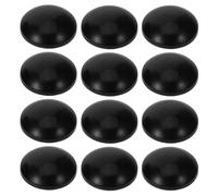 DEARMAMY 12pcs Trampoline Rod Rubber Leg Caps Mushroom Shape Safety Covers | Black Rubber, Easy Install and Removal, Secure Fit for Steel Pipes, Indoor Playground Use