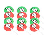 DEARMAMY 12pcs Yes No Classroom Voting Paddles True False Feedback Boards Teacher Supplies Portable Interactive Tools for Student Engagement and School Activities