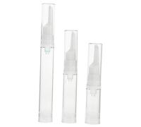 DEARMAMY 15pcs 5ml 10ml 15ml Eye Cream Bottles Airless Vacuum Dispenser Container for Moisturizers and Lotions Travel Pump Bottle Set for Skincare