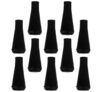 DEARMAMY 15pcs 6mm Black Rubber Safety Arrow Heads Broadheads Blunt Arrow Tips for Archery Practice and Target Shooting