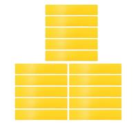 DEARMAMY 15pcs Tennis Court Marking Lines Kit Yellow Boundary Markers Flat round Rectangular Corner Floor Markers for Indoor Outdoor Sports Training